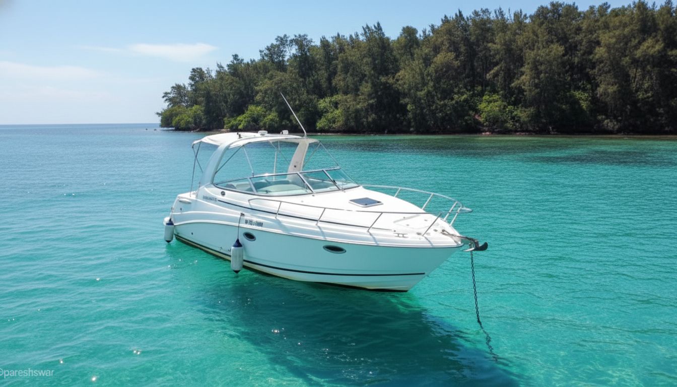 Rinker romantic yacht in Goa